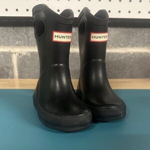 Hunter Kids Classic Black Rain Boots
